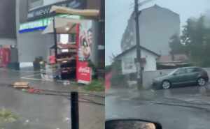 Veliko nevrijeme u Srbiji: Pogledajte snimak na kojem se "dan pretvorio u noć"