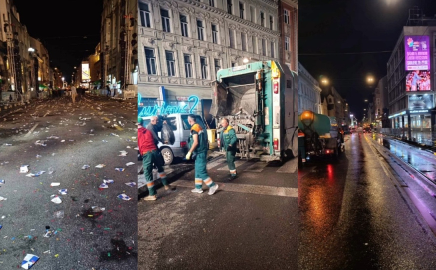 Heroji u fluorescentnim prslucima: KJKP RAD u rekordnom roku očistio ulice Sarajeva nakon SFF-a
