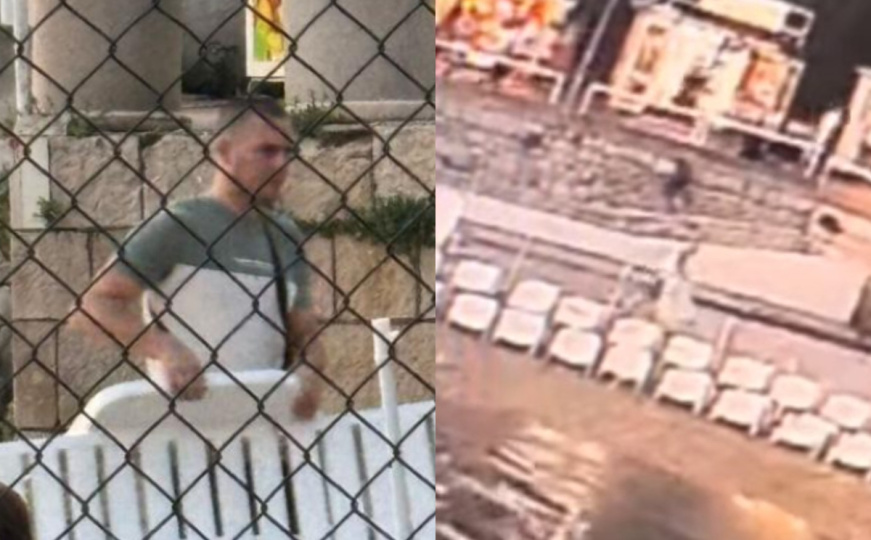 Muškarac krade ležaljke po Neumu: Prepoznajete li osobu sa snimka?