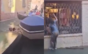 Selfie za pamćenje: Turisti potopili gondolu u Veneciji i završili u kanalu