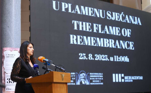 U plamenu sjećanja: Obilježene 33 godine od spaljivanja Vijećnice i Nacionalne biblioteke