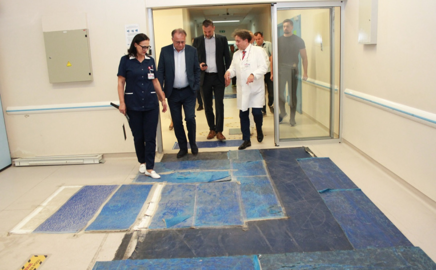 Nikšić i Konaković posjetili KCUS: Ranije uprave su ovo tretirale kao štedionicu, a ne kao bolnicu