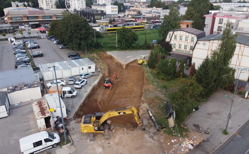 Pogledajte kako napreduju radovi na tramvajskoj okretnici na Ilidži: Oglasio se i ministar Šteta