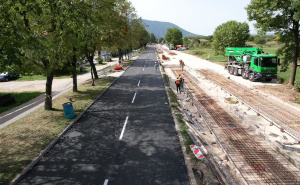 Završeni radovi na prvoj dionici saobraćajnice od kružnog toka u Hrasnici prema Famosu