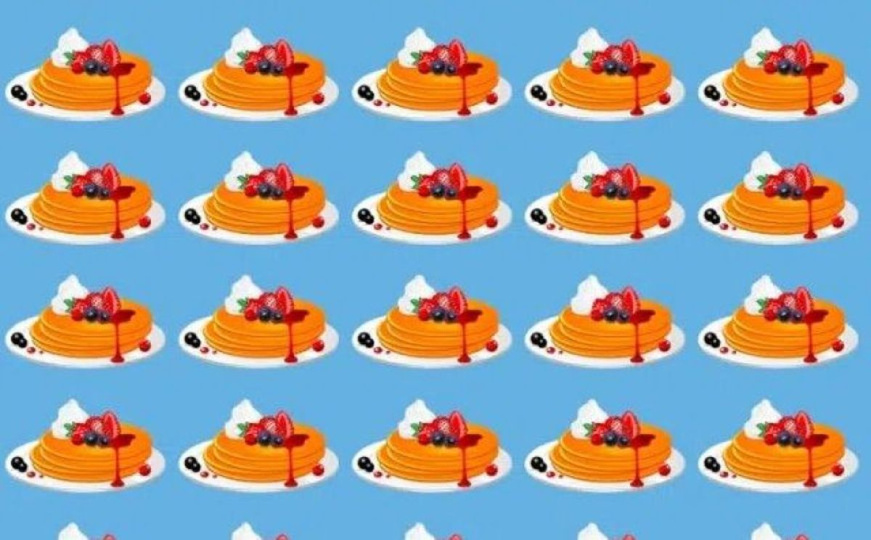 Najslađa mozgalica: Za manje od 10 sekundi pronađite palačinak koji je poseban