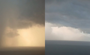 Nevrijeme nad Jadranom snimljeno na Palagruži: Pogledajte dramatične kadrove oluje