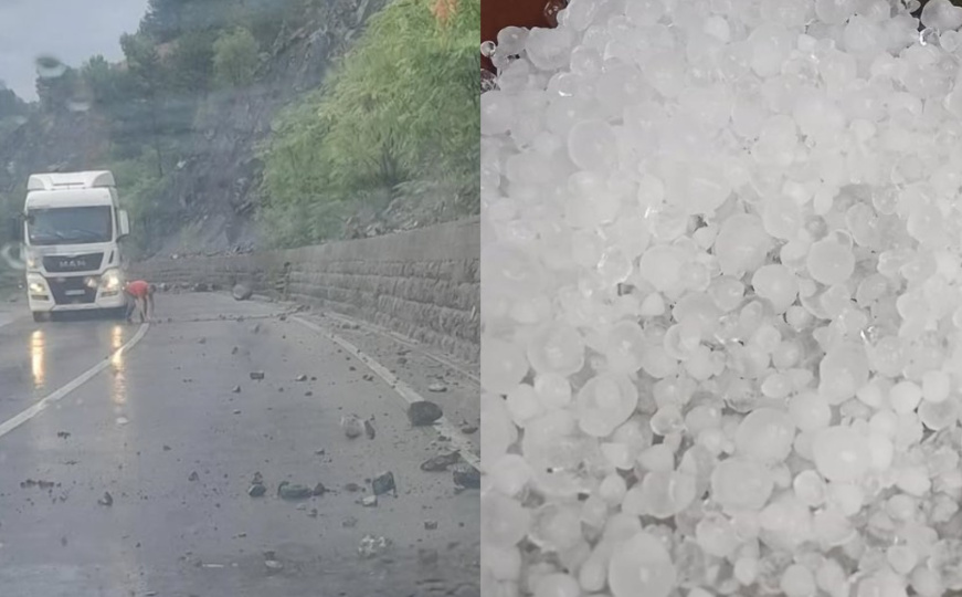 Snažno nevrijeme u Srbiji: Ulice prekrivene ledom, pokrenuli se odroni, izdato hitno upozorenje