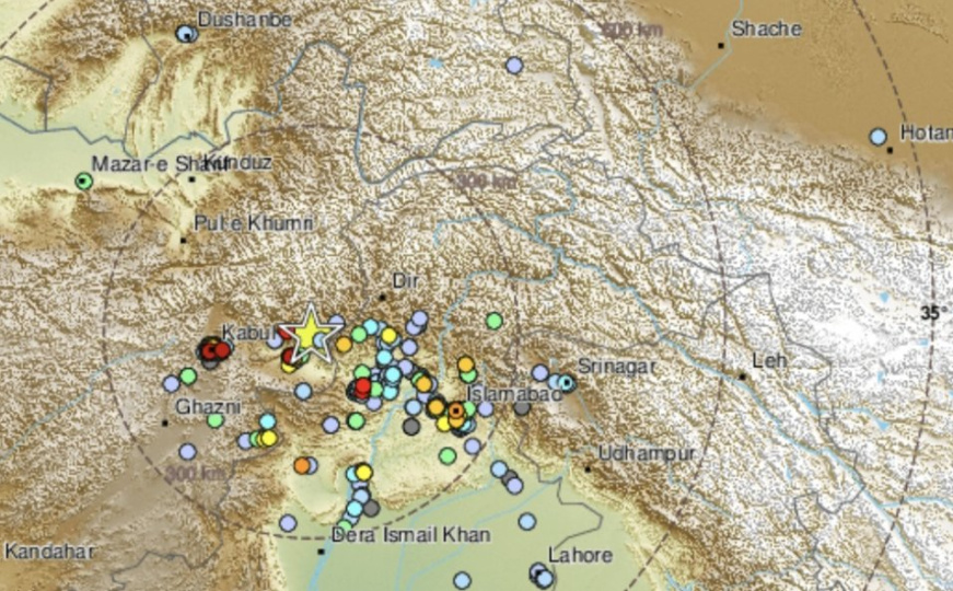 Još jedan snažan zemljotres pogodio Afganistan
