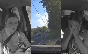 Kamera sve snimila: Koristila telefon tokom vožnje pa sletjela s ceste i slupala iznajmljeni auto