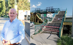 Oštra kritika zastupnika vlastima: Djeca u Hotonju svakodnevno rizikuju zbog nepopravljene pasarele