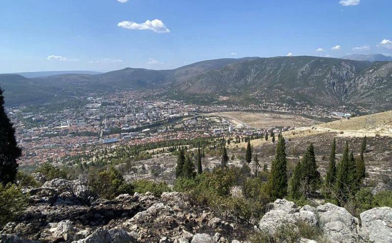 Akcija pošumljavanja požarom pogođenih površina u BiH: Prva akcija na brdu Fortica kod Mostara