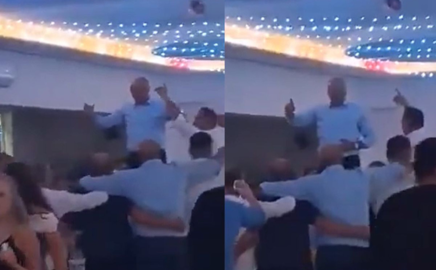 Ministar Helez dernečio uz hit kontroverznog Thompsona: Procurio snimak sa svadbe, pogledajte