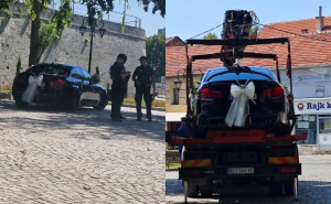 Kakav peh: Pauk odnio okićeni automobil od mladenaca u Srbiji, oglasio se vlasnik