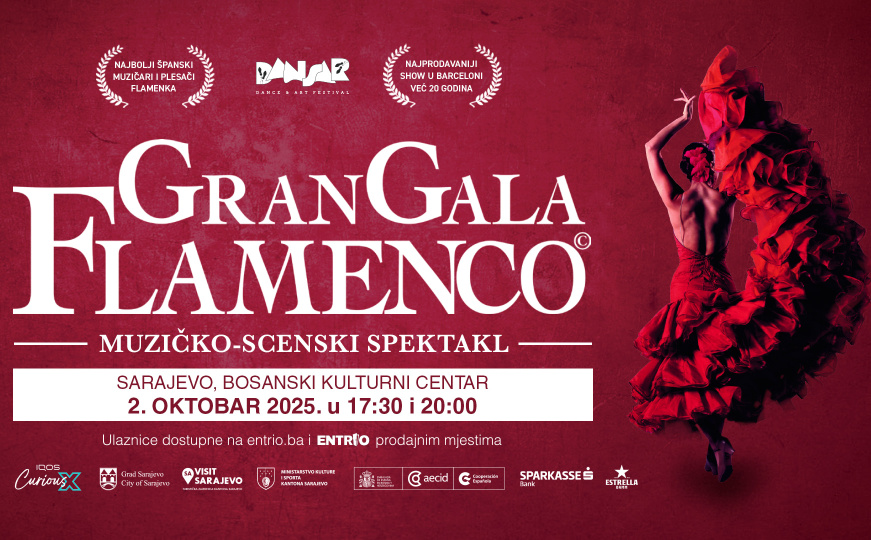 Najpoznatiji španski flamenco show dolazi u Sarajevo: Gran Gala Flamenco na sceni BKC-a