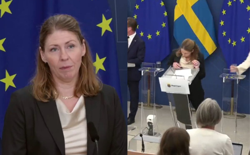 Nesreća tokom konferencije: Švedska ministrica zdravlja se srušila na bini