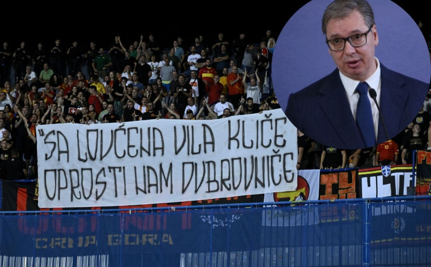 Vučić napao crnogorskog predsjednika zbog transparenta na jučerašnjoj utakmici: "Vodi se hajka"