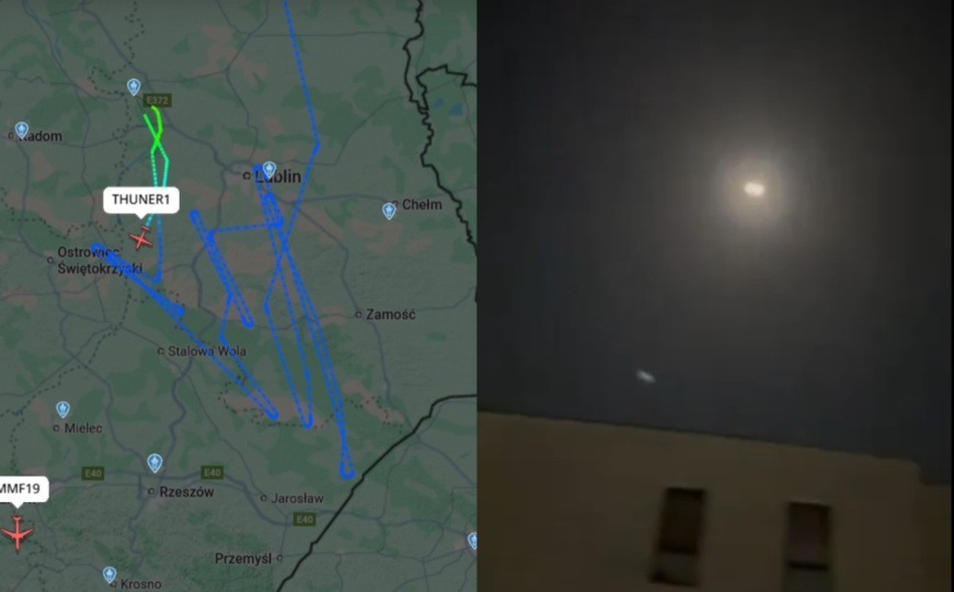 Prvi snimci iz Poljske, oglasio se analitičar i objavio prizore s Flight Radara: "Bilo je živo"