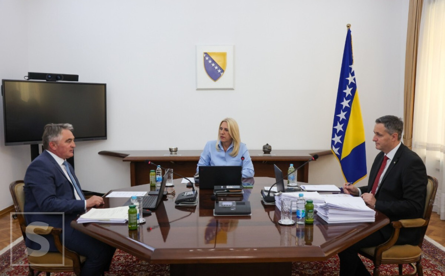 Predsjedništvo BiH zadužilo Vijeće ministara da u roku od 5 dana dostavi zakon o budžetu