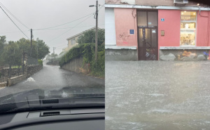 Prolom oblaka iznad Rijeke: Kiša ne prestaje padati, grad poplavio, voda izbija iz šahtova