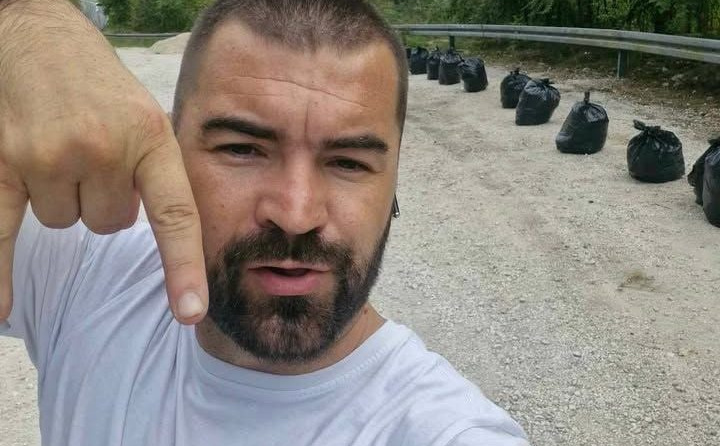 Bh. građanin ponovo očistio stajališta kod Mostara zatrpana otpadom: "Žalosno je šta nam rade naši"