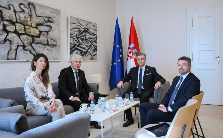 Sastali se Dragan Čović i Andrej Plenković: Evo o čemu su razgovarali