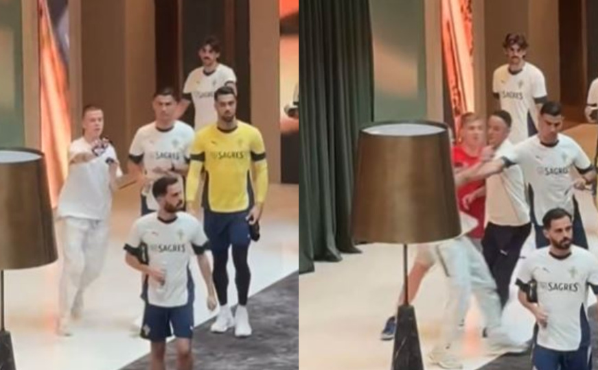 Cristiano Ronaldo odgurnuo pa opsovao obožavatelja koji se htio fotografisati s njim