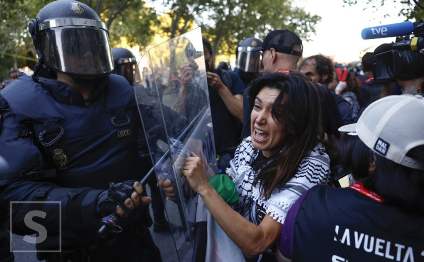 La Vuelta utrka prekinuta u Madridu zbog propalestinskih protesta: Oglasio se i premijer Španije