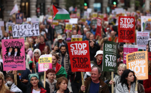 Demonstracije u Londonu zbog posjete američkog predsjednika: "Migranti su dobrodošli, Trump nije"