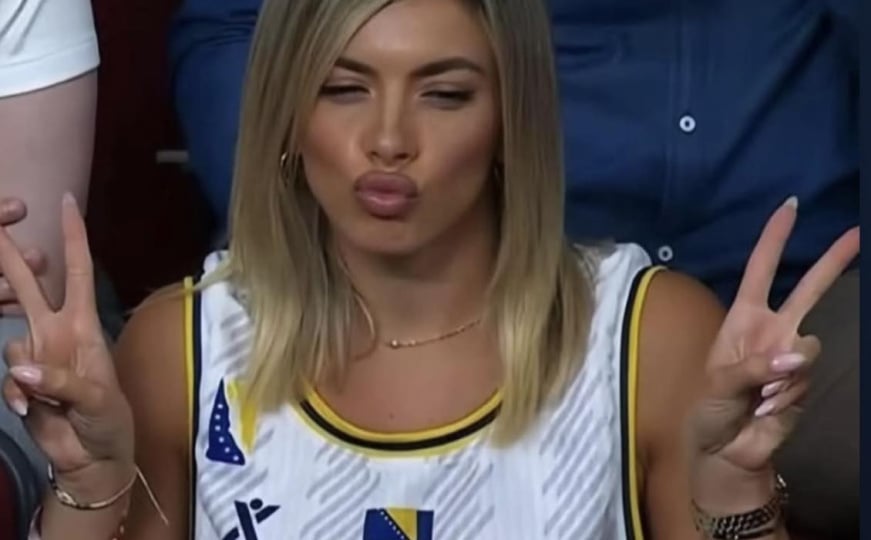 "Miss prvenstva": Djevojku bh. košarkaša Amara Alibegovića proglašavaju najljepšom na Eurobasketu