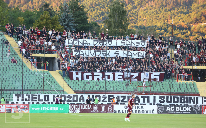 Dirljiv gest najvatrenijih navijača FK Sarajevo: "Adna, Dedo i Sanjo, zauvijek sa nama"