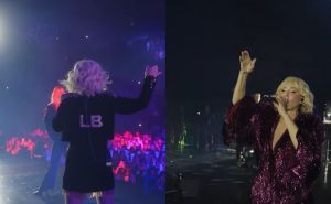 Fešta u Hrvatskoj: Brojni fanovi Lepe Brene zapjevali ispred njenog hotela, ona im se pridružila