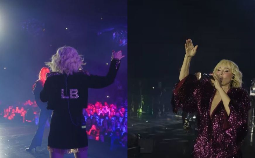 Fešta u Hrvatskoj: Brojni fanovi Lepe Brene zapjevali ispred njenog hotela, ona im se pridružila