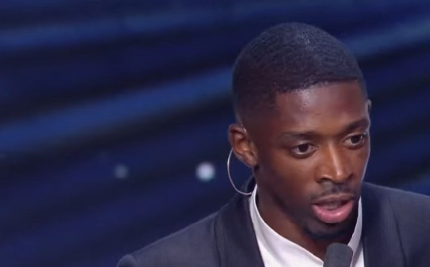 Dembele zaplakao zbog Zlatne lopte: Francuski ofanzivac nije mogao da sakrije suze