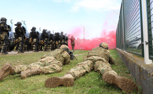 Mađarski vojnici iz sastava EUFOR-a odradili vježbu u kasarni kod Orašja