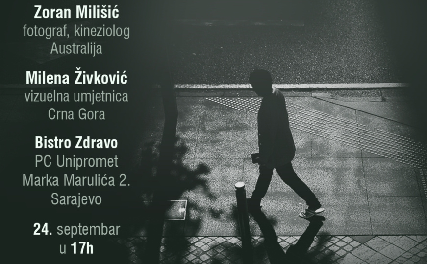 Izložba Zorana Milišića i Milene Živković: "5 elemenata i 7 minuta čistog puta" u Sarajevu