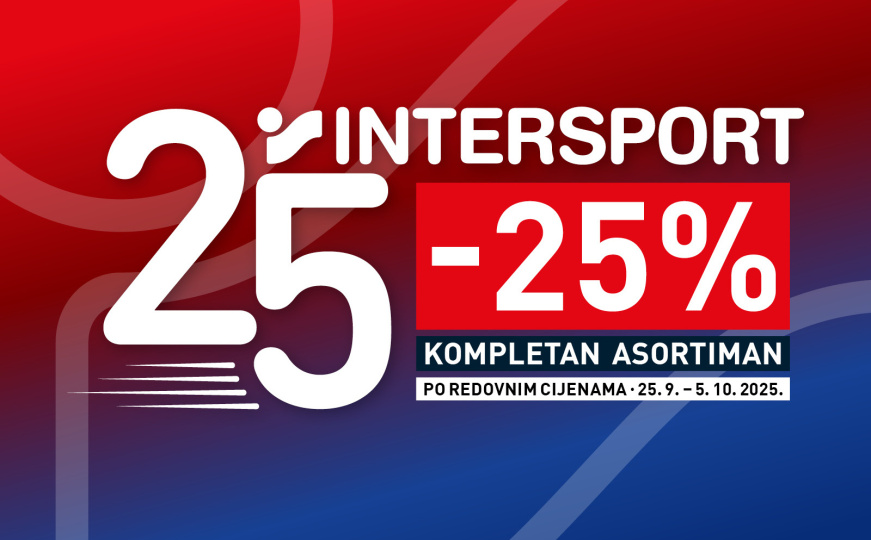 Intersport BH slavi 25 godina uspjeha uz 25% popusta