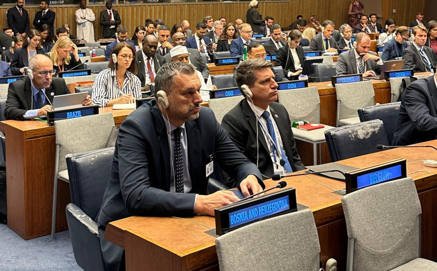 Konaković na sastanku u UN-u: Podrška BiH rješenju o dvije države za mir u Gazi