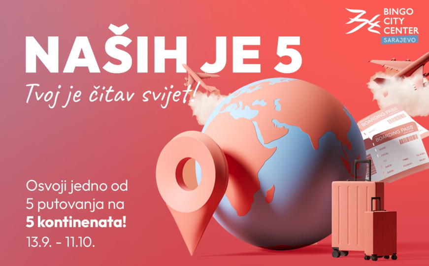 'Naših je 5, tvoj je čitav svijet': Robert Dacešin vas poziva da osvojite nezaboravna putovanja