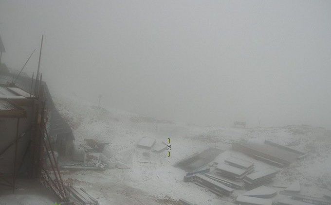 Pao snijeg u Sloveniji