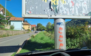 Skandalozno: Novi grafiti s likom Ratka Mladića u Zvorniku