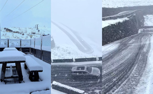 Zimski ugođaj stigao ranije: Snijeg prekrio planinske vrhove