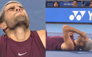 Prizori iz Tokija obilaze svijet: Alcaraz se povrijedio, pa izveo junački podvig