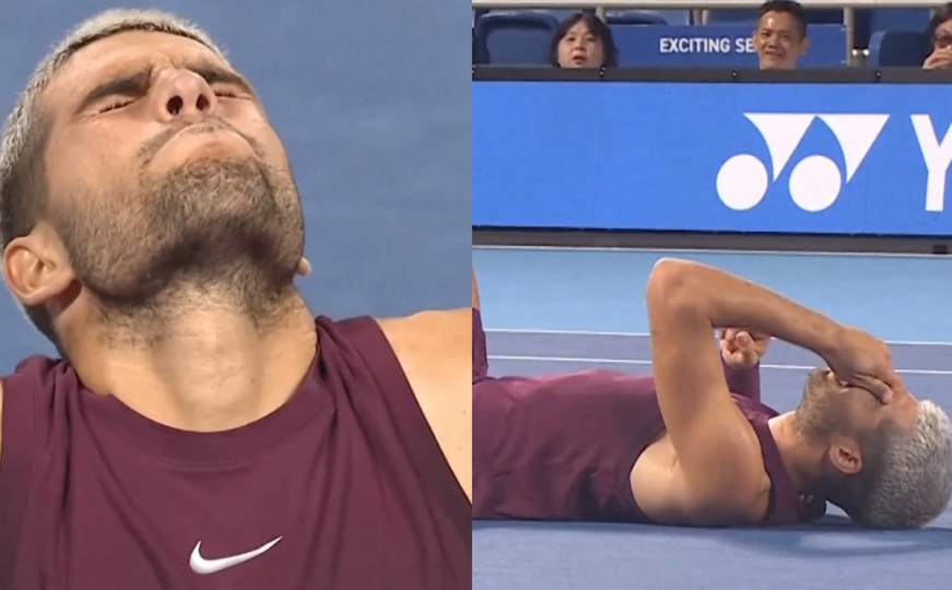 Prizori iz Tokija obilaze svijet: Alcaraz se povrijedio, pa izveo junački podvig