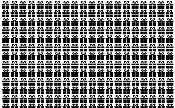 IQ test: Možete li da pronađete poklon koji se razlikuje od ostalih?