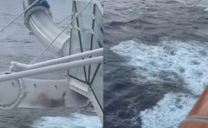 Nije za klaustrofobične: Putnica ostala zarobljena u vodenom toboganu iznad mora