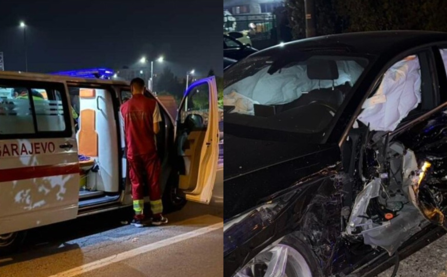 Saobraćajna nesreća na Stupu: Učestvovala tri automobila, jedna osoba povrijeđena