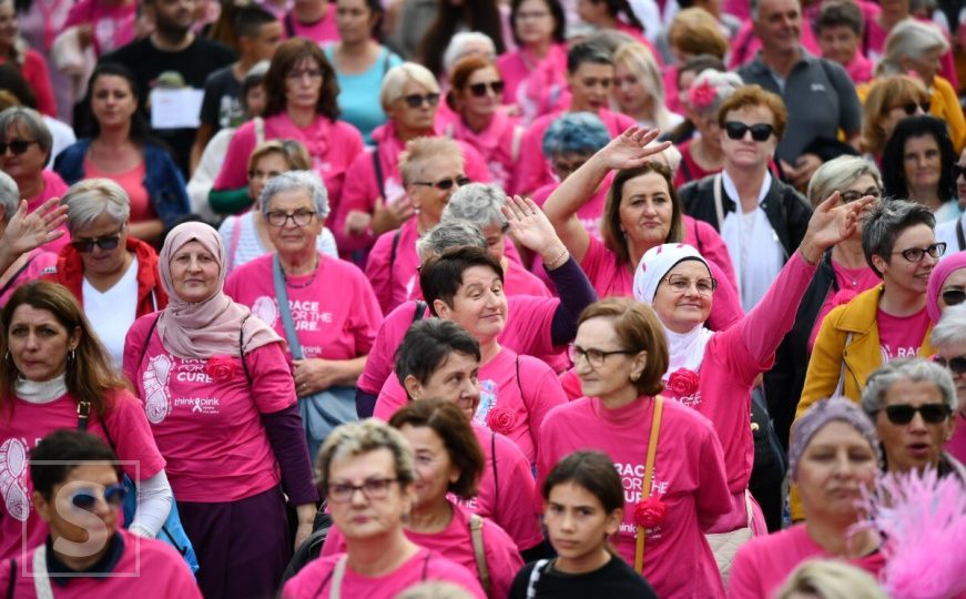 Hiljade ružičastih koraka: Rekordna podrška borbi protiv raka dojke na Race for the cure u Sarajevu