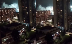 Veliki vatromet ispred Grbavice: Navijači Želje slave pobjedu u sarajevskom derbiju