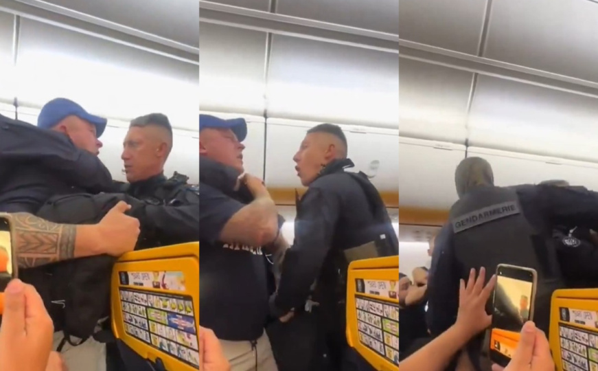 Drama na nebu: Pijani muškarac pokušao otvoriti vrata aviona u letu, izbila tučnjava