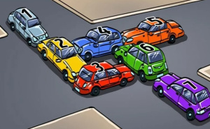 Test za vozače: Koji automobil ukloniti da se raskrsnica oslobodi?